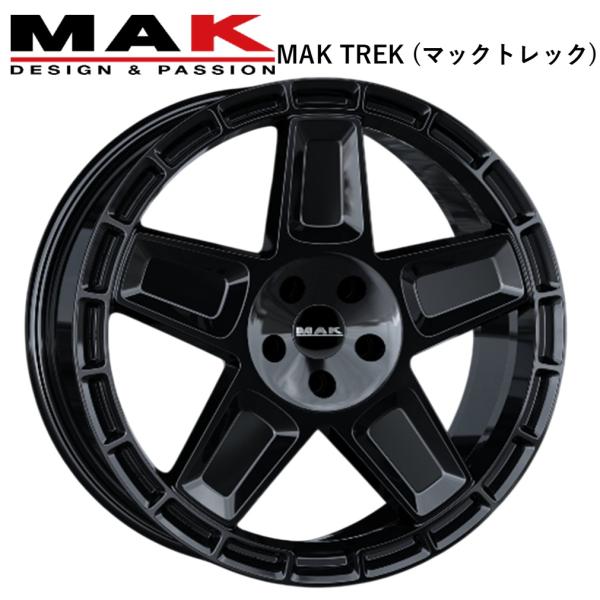 MAK TREK (マック トレック) 20 x 9.0 +25 5H/130 GB (グロスブラック) 84.1Φ専用 x 4本　※メルセデスベンツ Gクラス AMG G63(W463A AMG)