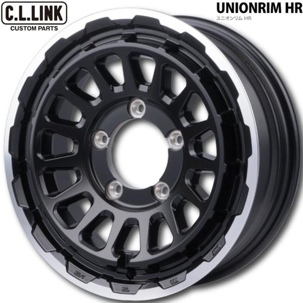 C.L.LINK/シーエルリンク【UNIONRIM HR】ユニオンリムHR 16x5.5 +20 5H/139.7 マットクリア（MB/MC）x4本