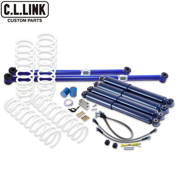 C.L.LINK【シーエルリンク】2インチリフトアップキット スタンダード(STキット) KYBショック仕様 ブルーラテラルロッド JB64W/JB74W