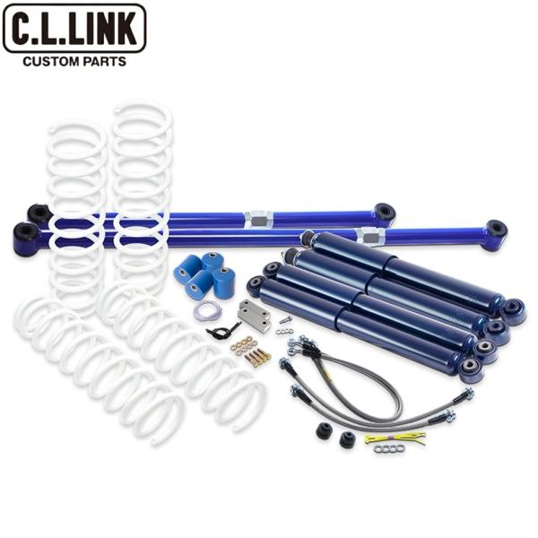C.L.LINK【シーエルリンク】3インチリフトアップキット スタンダード(STキット) KYBショック仕様 ブルーラテラルロッド JB64W/JB74W