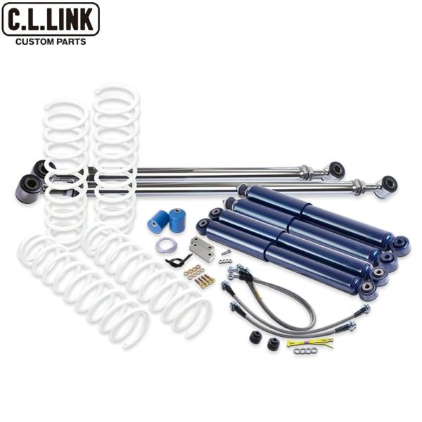 C.L.LINK【シーエルリンク】2インチリフトアップキット スタンダード(STキット) KYBショック仕様 ステンレスラテラルロッド JB64W/JB74W