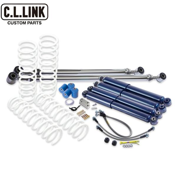 C.L.LINK【シーエルリンク】3インチリフトアップキット スタンダード(STキット) KYBショック仕様 ステンレスラテラルロッド JB64W/JB74W