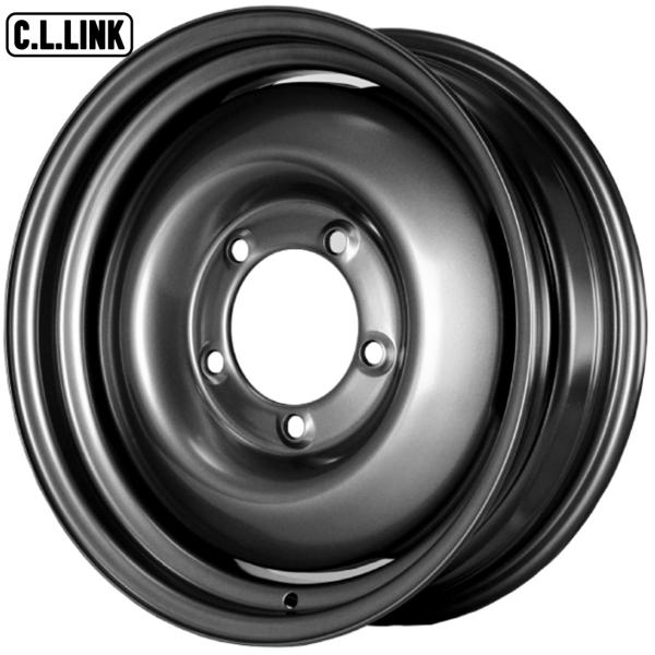 C.L.LINK/シーエルリンク【オールドスタイルスチールホイール】16x5.5 ＋20 5H/139.7 ガンメタ（GM）x5本 ※ジムニー専用 スチール製