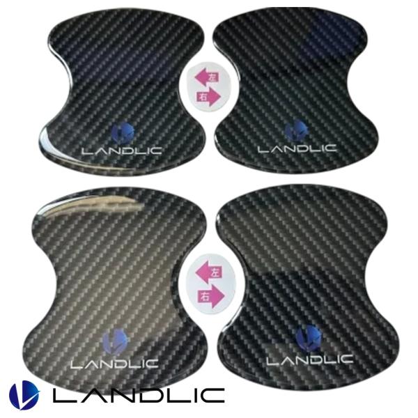 LAND-3D5EX-009 LANDLIC（ランドリック） ドアプロテクト デリカD:5 前期/後期 カーボン柄