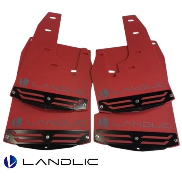 LAND-D5MF-003 LANDLIC（ランドリック） マッドフラップ デリカD:5 前期 レッド（RED）