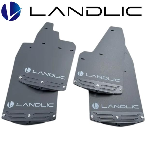 LAND-JIMMF-001 LANDLIC（ランドリック） マッドフラップ ジムニー シエラ JB74 ブラック（BLACK）