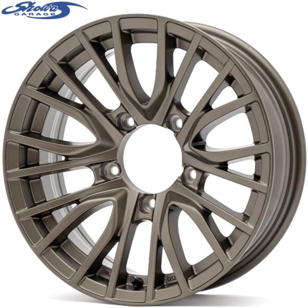 showaGARAGE【ショウワガレージ】SR432（エスアール432）16x6.0 -5 5H/139.7 マットブロンズ（W00059）x4本　※ジムニーシエラ JB74W JB43W/ノマド JC74W