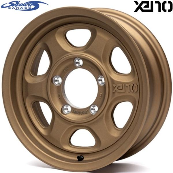 showaGARAGE【ショウワガレージ】XENO（ゼノ）16x5.5 +20 5H/139.7 サンドブロンズ（W00201）x4本　※ジムニー JB64W/JB23W