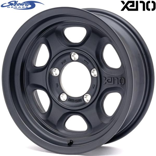 showaGARAGE【ショウワガレージ】XENO（ゼノ）16x6.0 ±0 5H/139.7 サンドブラック（W00205）x4本　※ジムニーシエラ JB74W JB43W/ノマド JC74W