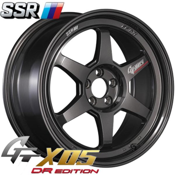 Rakuten - SSR GTX05 DR EDITION（ジーティー エックスゼロファイブ ディーアール エディション） 18×8.5J +45 5H/112 FACE-SMI プリズムダークガンメタ（PDG） ×4本