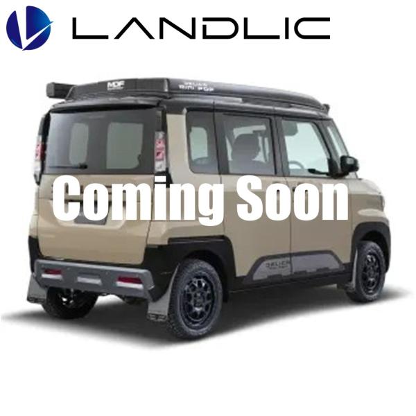 LAND-NDMMF-002 LANDLIC（ランドリック） マッドフラップ デリカ ミニ（2025/10~ ） ブラック（BLACK）