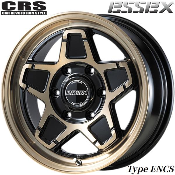 CRS エセックス【ESSEX】ENCS 1ピース 16x6.5 +38 6H/139.7 ブロンズクリア（BZC）x4本　200系ハイエース/HIACE