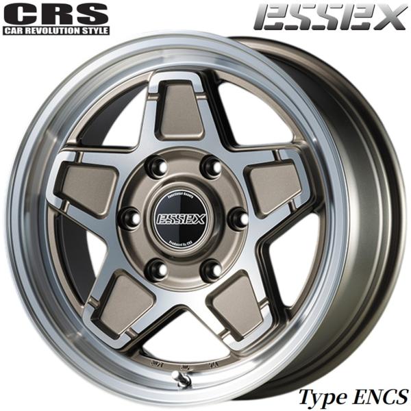 CRS エセックス【ESSEX】ENCS 1ピース 16x6.5 +38 6H/139.7 ブロンズポリッシュ（BZP）x4本　200系ハイエース/HIACE