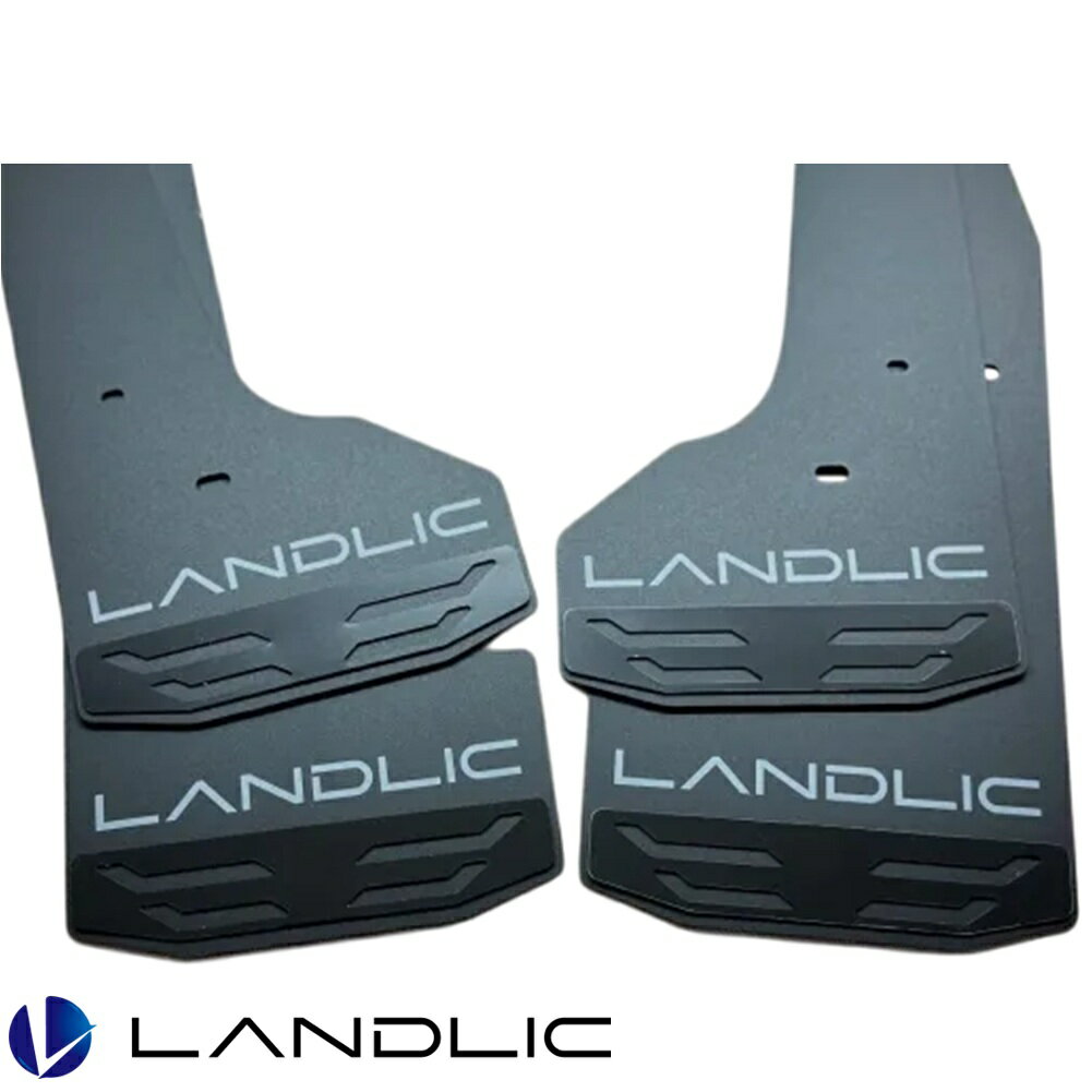 LAND-NDMMF-002 LANDLIC（ランドリック） マッドフラップ デリカ ミニ（2025/10~ ） ブラック（BLACK）