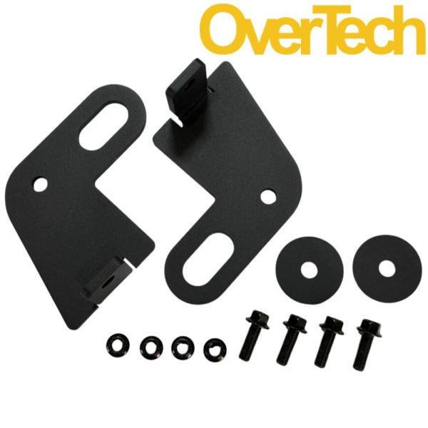 OverTech【オーバーテック】リア 牽引フック 左右セット（8mm スチール製）x1個 ジムニー/ジムニーシエ..