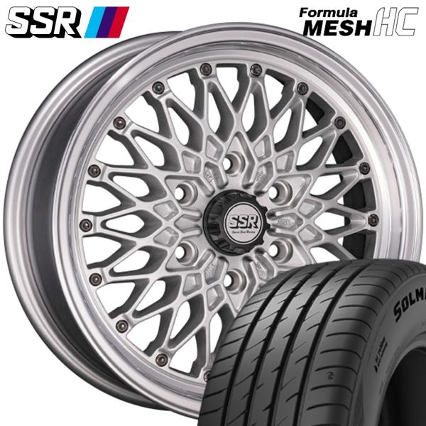 Rakuten - ★数量限定★ SSR FORMULA MESH HC（フォーミュラ メッシュ HC）17x6.5 +38 6/139.7 シルバー x4本 ※GOODRIDE（グッドライド）SOLMAX-1 SUV 215/60R17
