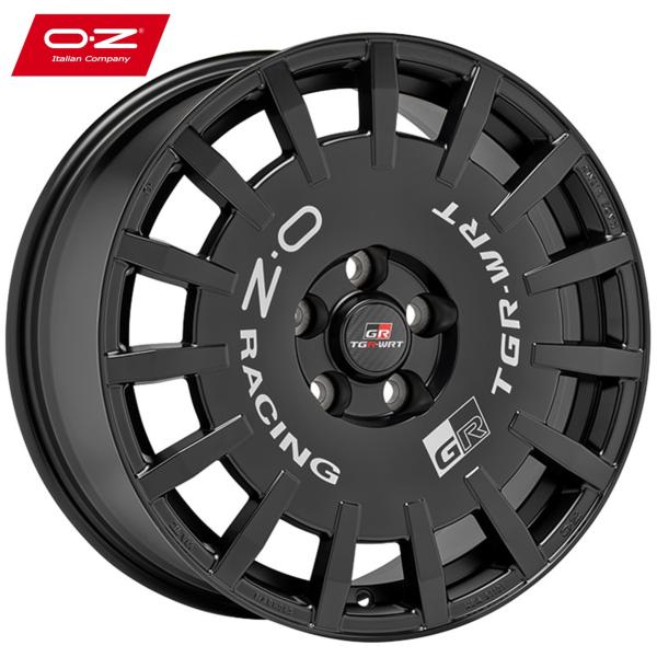 OZ Rally Racing【オーゼット ラリーレーシング】TGR-WRT 18x8.0 +45 5H/114.3 マットブラック（MB）x4本 ハブ径Φ60.06 ※トヨタ純正ナット対応