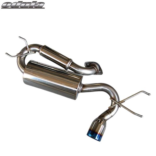 odula【オーデュラ】 R-spec マフラー（ND062） 適合車種情報 ロードスターRF 型式 DBA-NDERC/5BA-NDERC MT車 ■材質 SUS304/グラスウール（アドバンテックス）/テール部(SUS304焼入れ仕様） ■仕様 メイン60Φ/サブサイレンサー90Φ/メインサイレンサー180Φ/テール100Φ 近接排気音：90db 認証番号：JQR20191098　　PE-VPR ■ロードスター RF/NDERC/R-specマフラー■(ROADSTER RF NDERC Muffler)