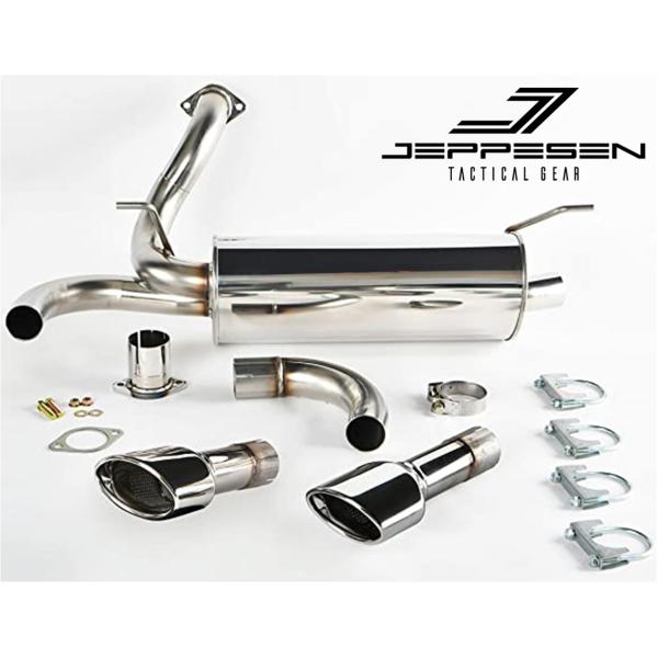 CHRYSLER - TUS JAPAN JEPPESEN【ジェップセン】タクティカルエキゾーストマフラー（シングル/左右2本出し）JEEP ラングラー JL系 JL36L/JL20L ※ルビコン除く