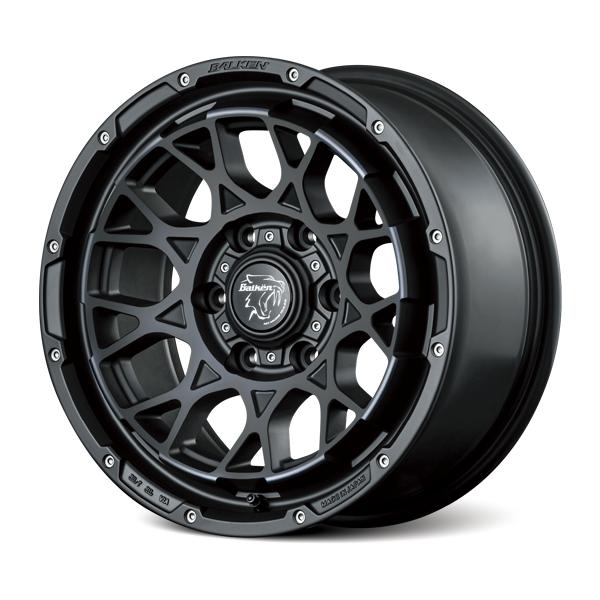 Balken【ヴァルケン】 ローツェ 17x8.0 ＋20 6H/139.7 マットブラック（MB）Φ106.2 x4本セット【日本製】