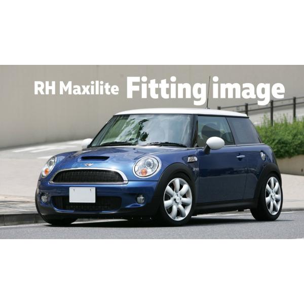 RH NAQ MAXILITE【マキシライト】17x7.0 ＋45 4H/100 シルバー or ホワイト x4本セット