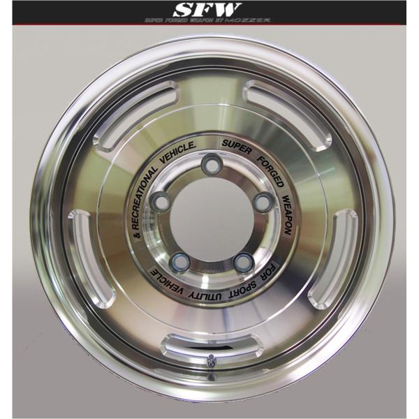 EMC【MOZZER】SFW SJ-XVII（SJ-17）16x5.5J ＋22/＋17/＋10 5H/139.7 単品x1本 マシーン（日本製）