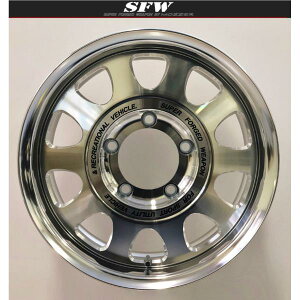 EMC【MOZZER】SFW SJ-II（SJ-2）16x6.0J ±0/-5/-12 5H/139.7 x4本セット マシーン（日本製）