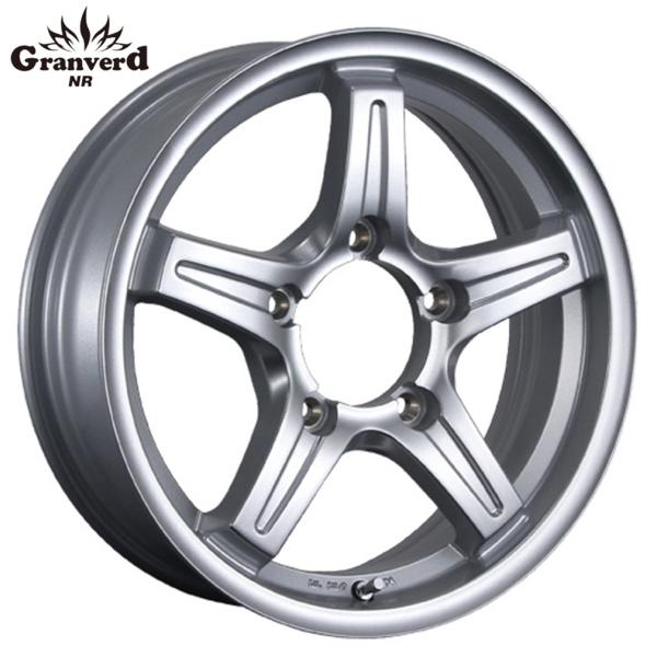 【TWS】グランヴァード NEO（ネオ） 15x5.5J ＋5 5H/139.7 φ110 シルバー x4本セット
