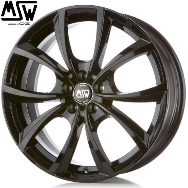 OZテスラ モデル3 ロングレンジAWD/RWD 専用 18x8.5 ＋40 5H/114.3 グロスブラック（GBK）x4本