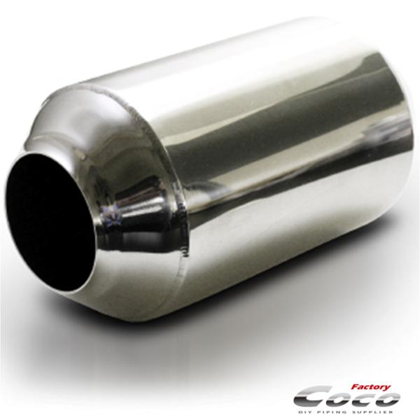 【Coco】SC803 スポーツキャタライザー ステンレス製（SUS304）内径80Φ ユーロ3規格 全長215mm×外径110Φ