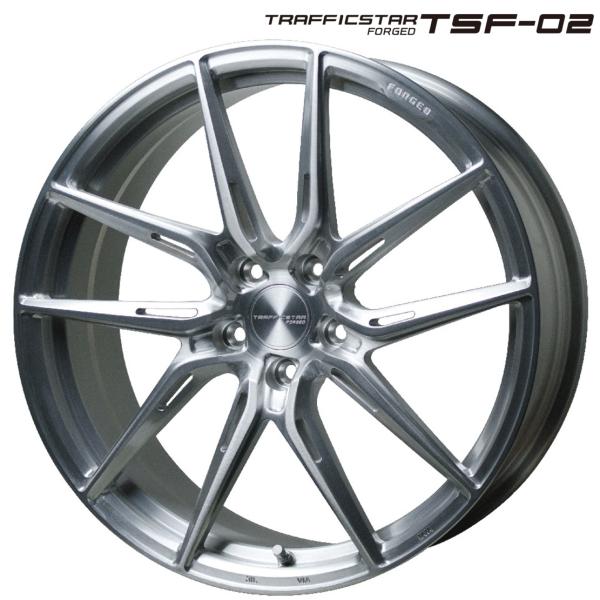 Rakuten - HOTSTUFF【トラフィックスター】TFS-02 19x8.0 ＋42 / 19x9.0 ＋38 5H/114.3 ブラッシュド（BRS）x4本　※7
