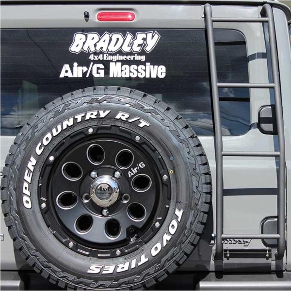 Rakuten - 【4x4エンジニアリング】リアラダー ジムニー JB64W/JB74W〈スチール製艶消しブラック〉（SJ-C02）