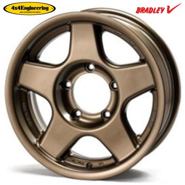 4x4エンジニアリング BRADLEY V【ブラッドレーブイ】16x5.5 ±0 5H/139.7 マットブロンズ（MBR）x4本　※日本製