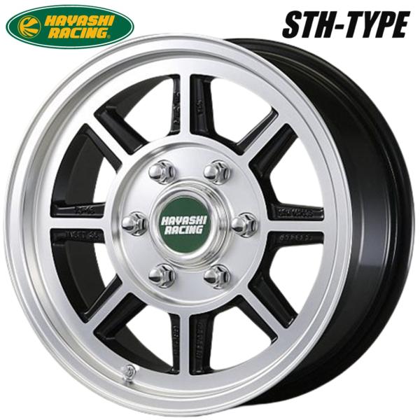 Rakuten - HAYASHI RACING【ハヤシレーシング】STH 16x7.0 ＋35 6H/139.7 ブラックポリッシュ（BK/P) x4 本
