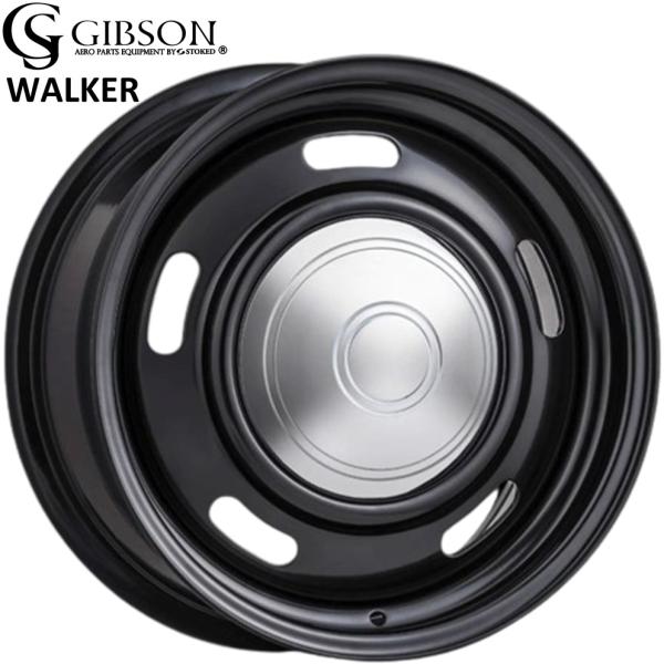 GIBSON WALKER【ギブソン ウォーカー】16x7.0 +40 6H/139.7 ブラック（BK）x4本