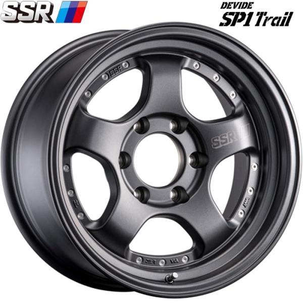 SSR DEVIDE【ディバイド エスピーワン トレイル】SP1 Trail 17x8.5 ±0 6H/139.7 フラットガンメタ（FG）x4本