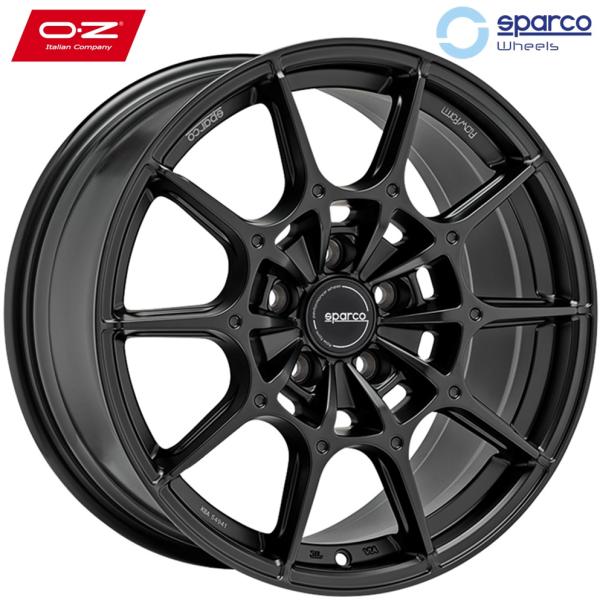 OZ SPARCO【スパルコ FF2】18x8.5 ＋47 5H/112 マットブラック（MB）x4本