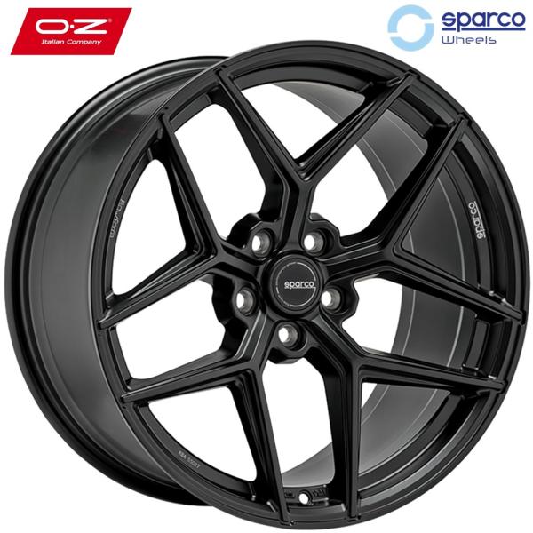OZ SPARCO【スパルコ FF3】18x8.0 ＋45 5H/114.3 マットブラック（MB）