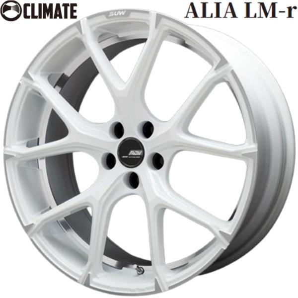 クライメイト【CLIMATE】SUW ALIA LM-r（アリア エルエムアール） 21x9.0 +35 5H/114.3 ホワイト（WH）x4本