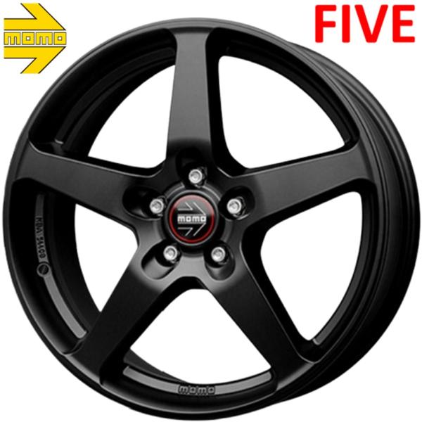 Rakuten - 【MOMO FIVE】モモ ファイブ 16x7.0 +35 5H/112 マットブラック（MBK）x4本
