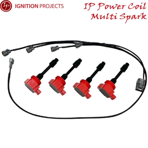 イグニッションプロジェクツ【IPパワーコイルマルチスパーク】アイピーパワーコイルマルチスパーク 標準ハーネス付（IP-M134409）シルビア S13/S14 SR20DET
