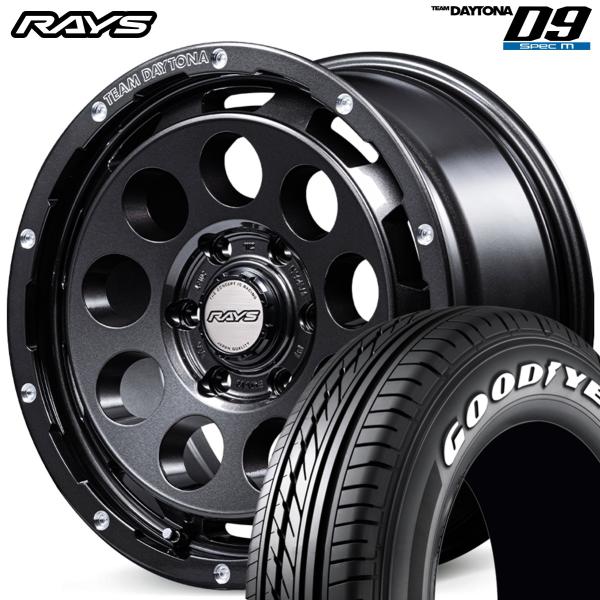 ★数量限定★RAYS【TEAM DAYTONA】チームデイトナD9 SPEC-M 16x6.5 ＋38 6H/139.7 スーパーダークガンメタ（ANL）x4本セット ※ナスカープラス 215/65R16