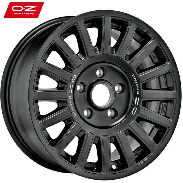 OZ Rally Raid【オーゼット ラリーレイド】17x8.0 +30 5H/150 マットブラック(MB)x4本