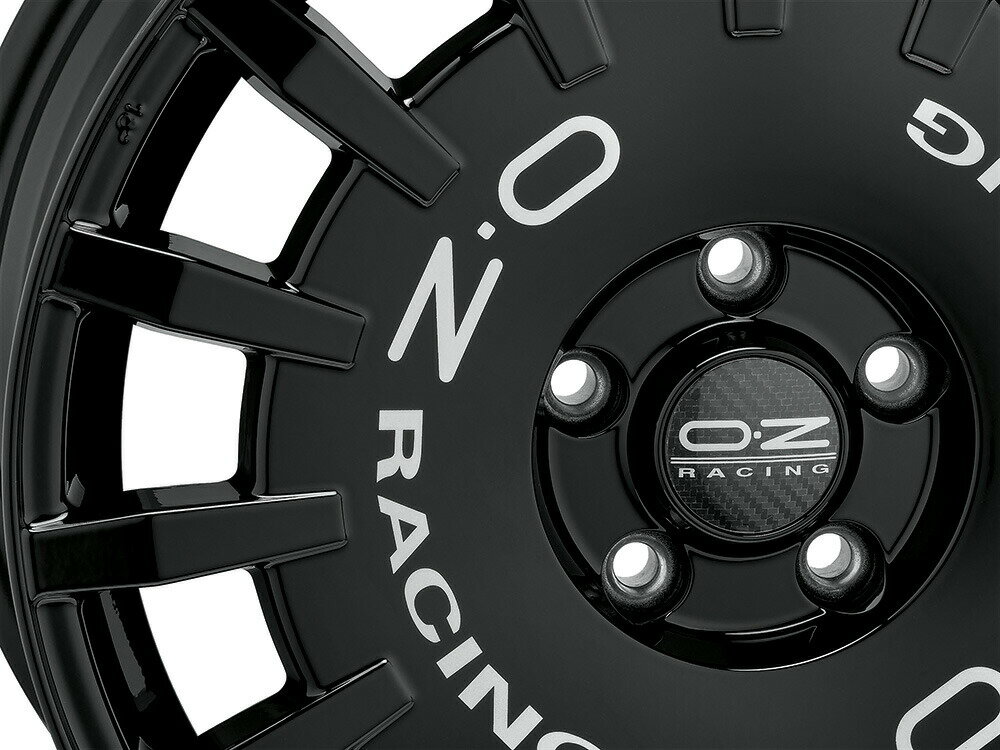 OZ Rally Racing【オーゼット ラリーレーシング】17x7.0 +30 4H/100 グロスブラック（GBK）x4本