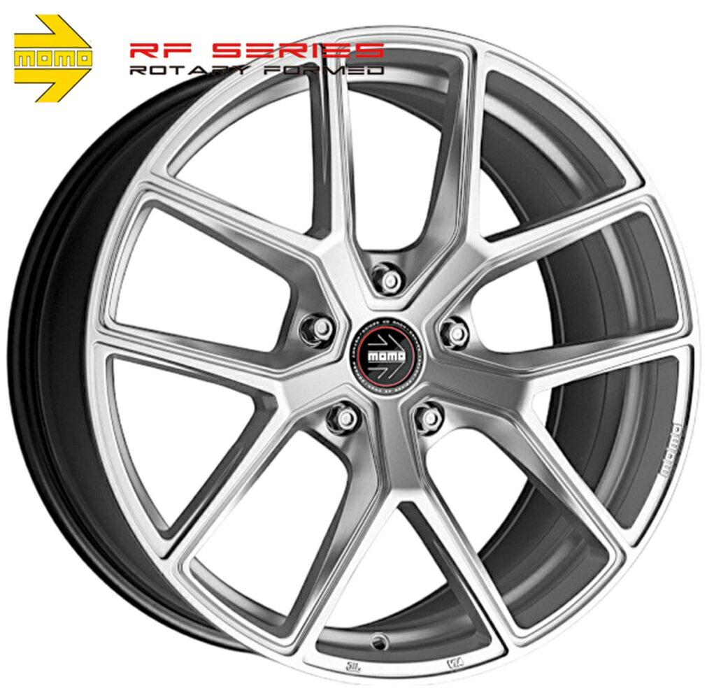 Rakuten - 【MOMO】モモ RF-01 (アールエフ ゼロワン) 19x9.5 +45 5H/130 チタンアイス (TI) × 1本