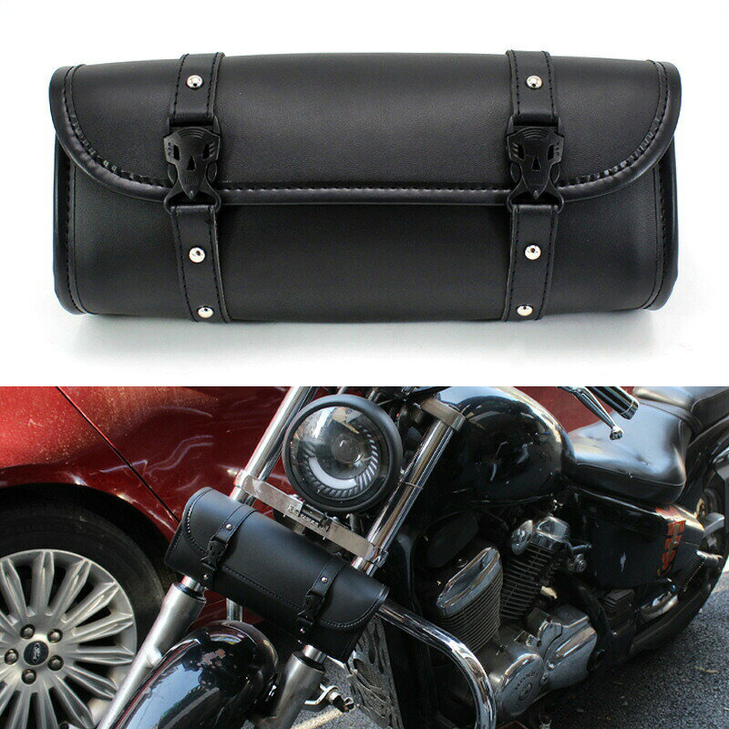 バイク用ツールバッグ フロント ツーリングバッグ フェイクレザー 工具入れ 小物入...
