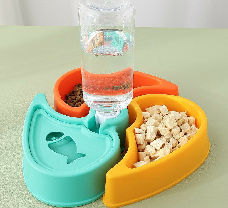 ネコ用食器 フードボウル ウォーターボウル 猫用 犬用 小型犬 自動給水 水飲み器 エサ入れ 水入れ 水飲み器 ペットボウル おしゃれ かわいい ねこ キャット イヌ いぬ ペット用品 3