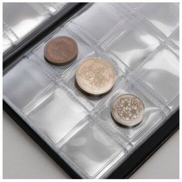 コインアルバム 120枚 楽天 収集 ホルダー 収納 コイン 保存用 フタ付き ポケット お金 古銭 メダル 記念コイン 記念硬貨 貨幣収納 硬貨 アルバム 貨幣 コレクション