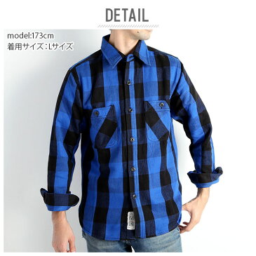 ヒューストン ビエラシャツ 楽天 アメカジ ネルシャツ メンズ houston シャツ ブランド HOUSTON CHECK VIYELLA SHIRT 40776 40764 シンプル ワークシャツ コットン 厚手 長袖 カジュアルシャツ トップス