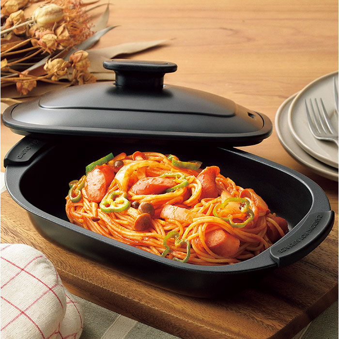 電子レンジ調理器具 レンジパン 楽天 電子レンジ専用 RGPS-01 レンジグリルパン ヒロショウ レンジ 調理器 グリルパン 電子レンジ グリルプレート 魚焼きグリル 蒸し料理 蒸し器 時短料理 肉 野菜 レシピ付き 電子レンジ調理用品 電子レンジ用調理器具 moccasin-10380963 BACKYARD FAMILY インテリアタウン サンプル画像3